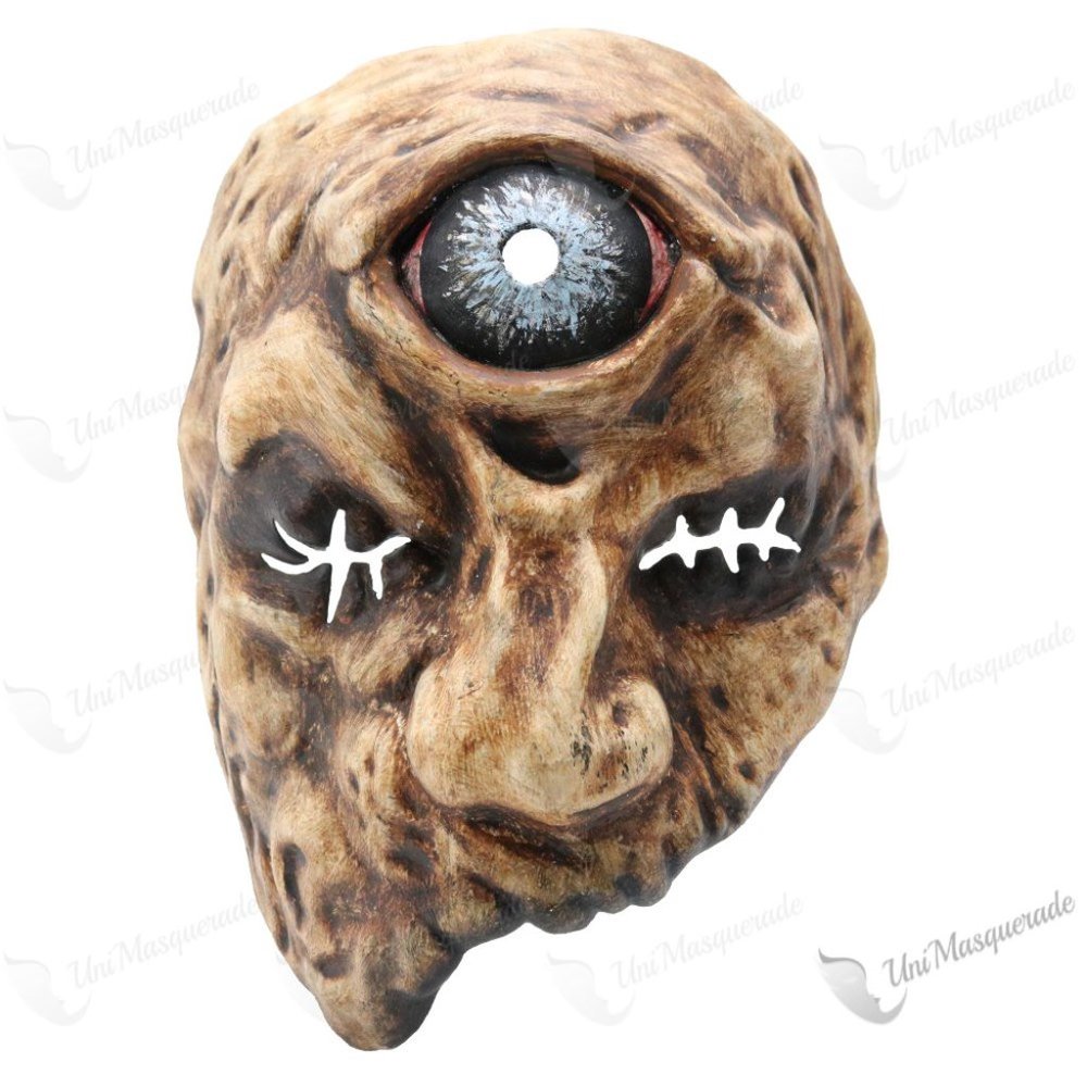 Scary Mutant Monster Alien Costume Third Eye Mask